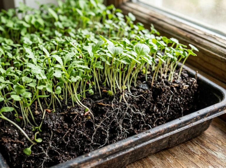 microgreens soil aeration tips