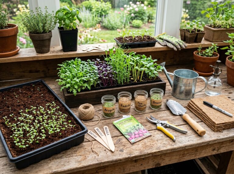 microgreens growing supplies