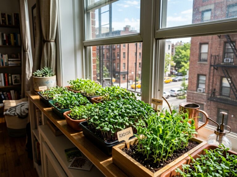urban microgreens gardening basics