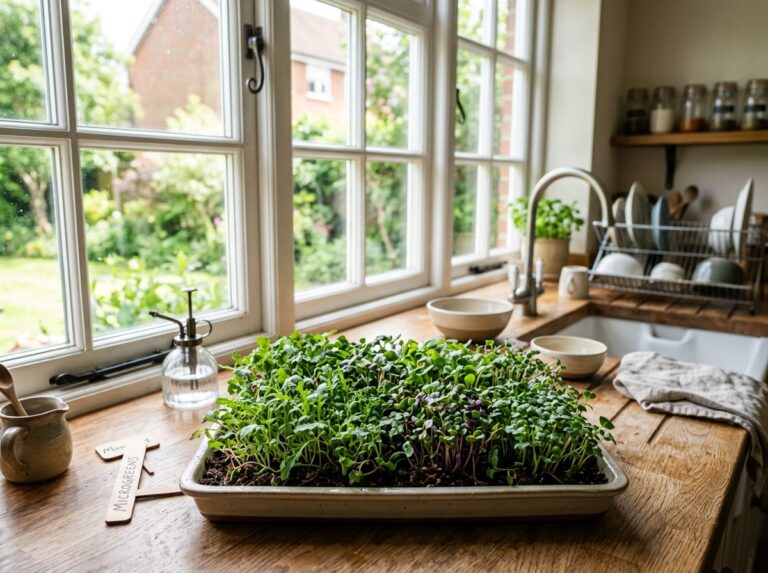 how to start microgreens at home