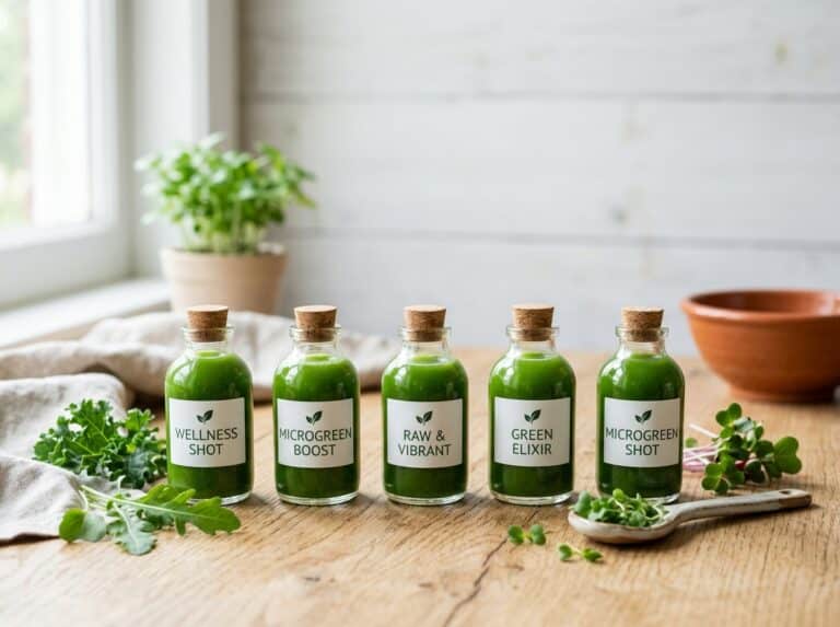 microgreens wellness shot recipes