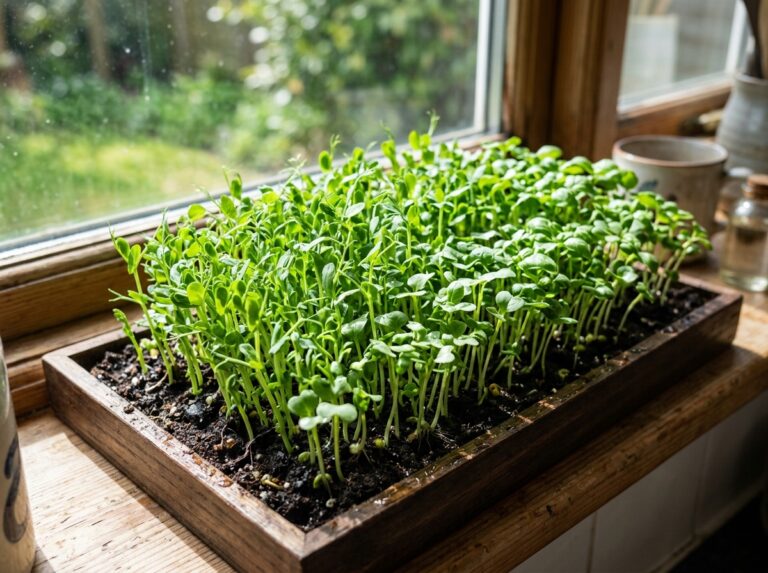 grow microgreens in soil