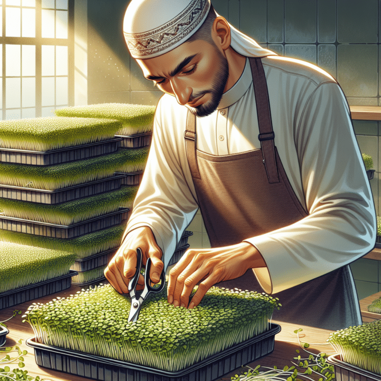 How to Harvest Microgreens Correctly