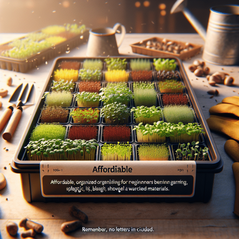 Affordable Microgreens Trays: Perfect for Beginners