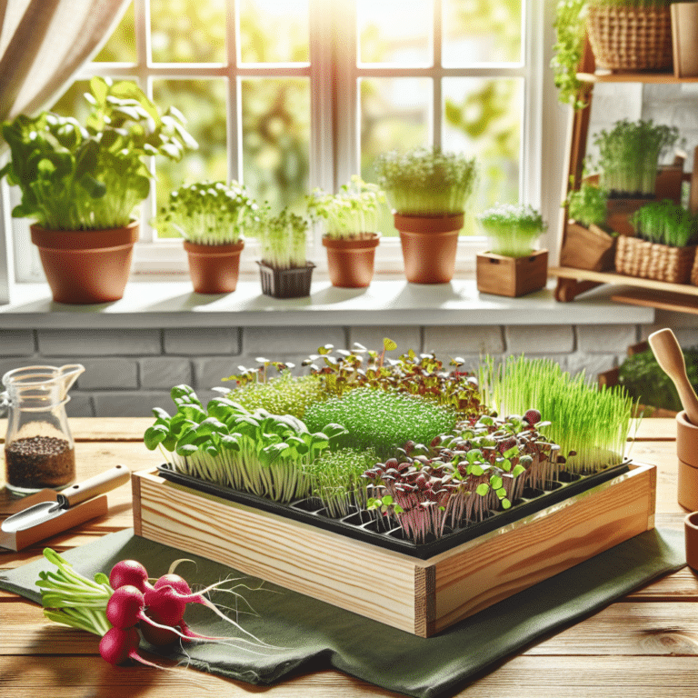Essential Microgreens Tray for Beginner Home Gardeners