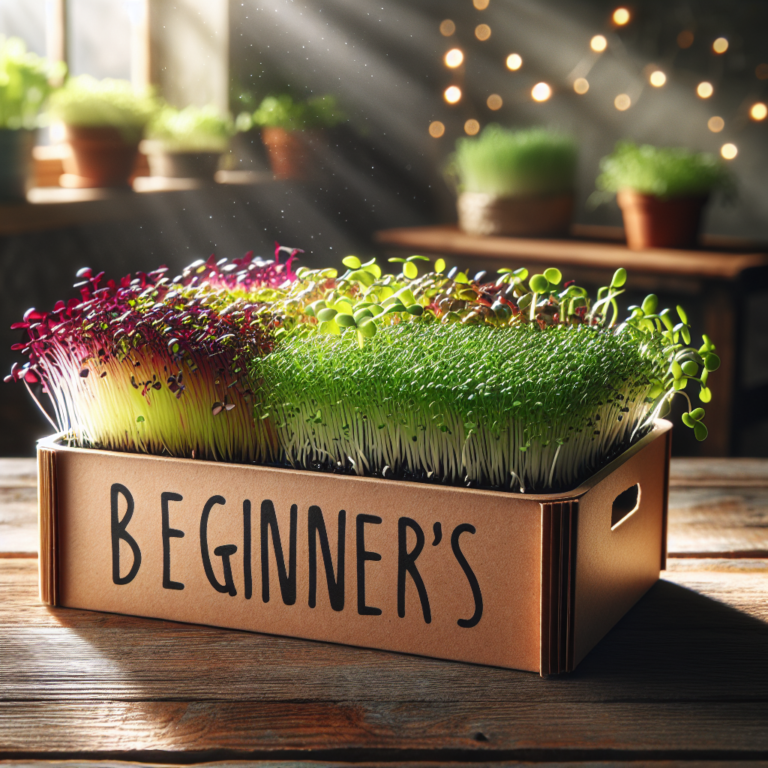 Essential Microgreens Tray for Beginner Home Gardeners
