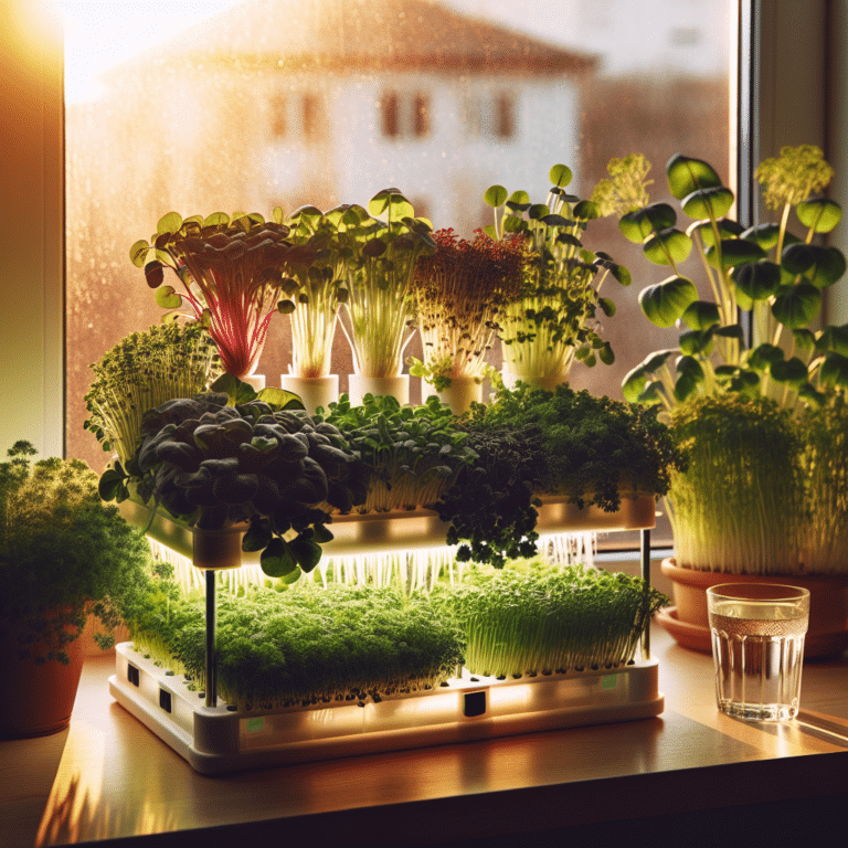 Hydroponic Microgreens at Home