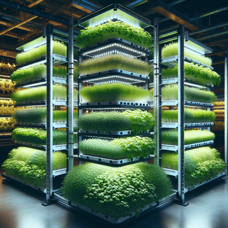 Vertical Grow Racks for Microgreens