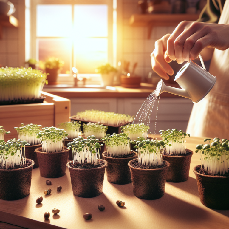How to Sprout Microgreens at Home