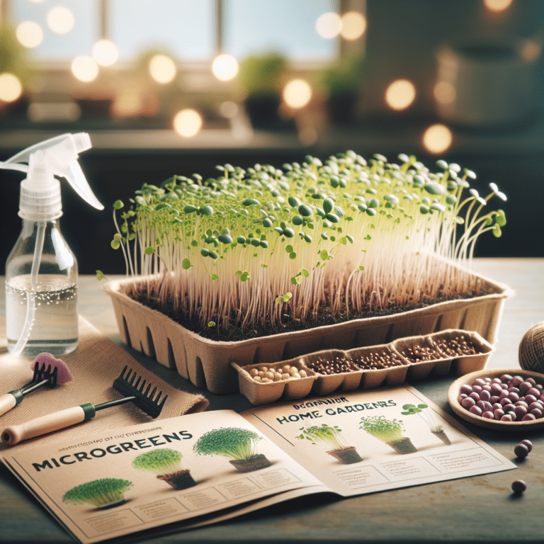 Essential Microgreens Tray for Beginner Home Gardeners