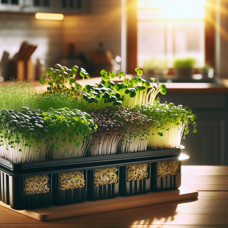Essential Microgreens Tray for Beginner Home Gardeners