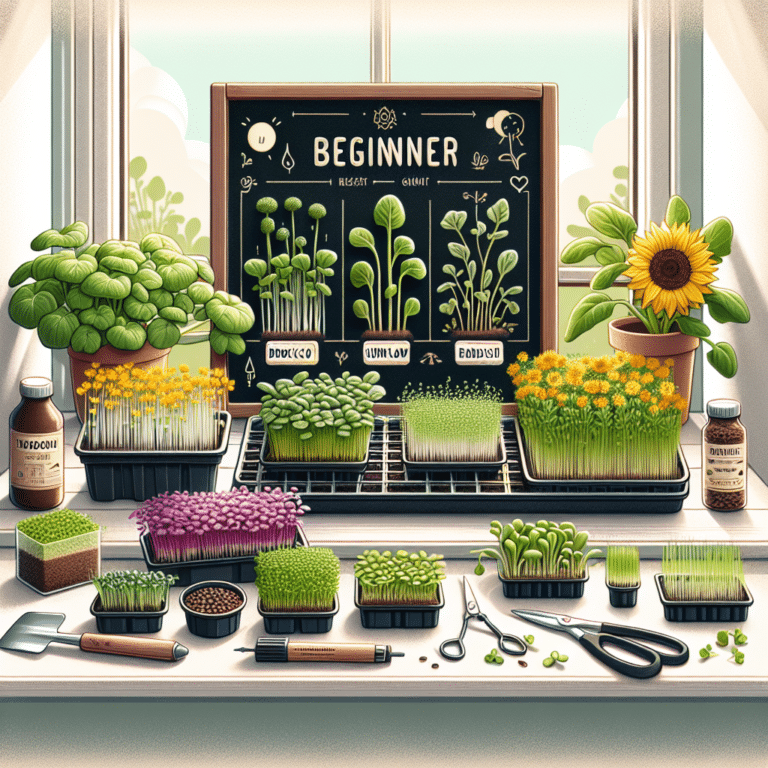 Microgreens Garden Setup for Beginners