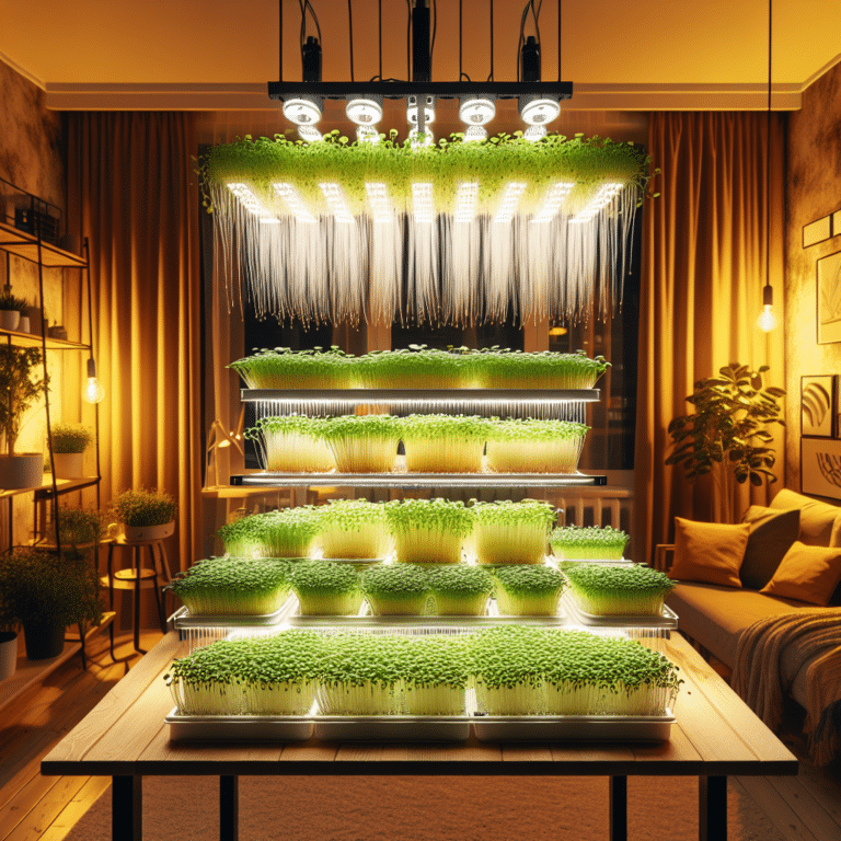 Grow Lights for Apartment Microgreens
