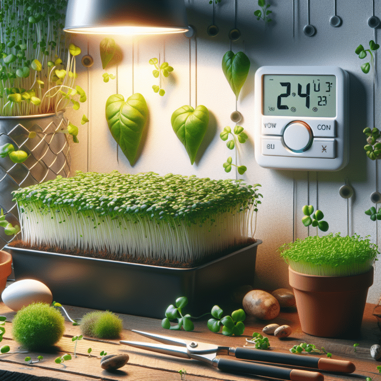 How to Control Temperature for Microgreens
